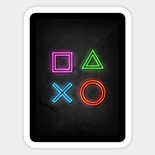 Playstation signs Sticker